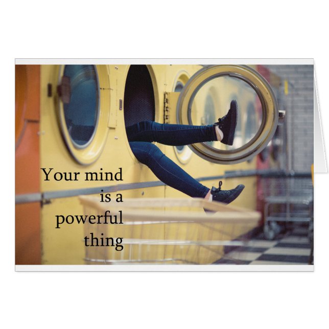 Cartão Mentes poderosas (Frente Horizontal)