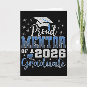 Cartão Mentor Super Orgulhoso de Graduado Senior de 2026