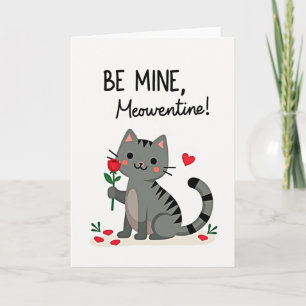 Cartão Meowentino do Dia dos Namorados