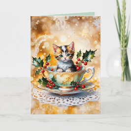 Cartão Meowy Christmas