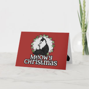 Cartão Meowy Christmas
