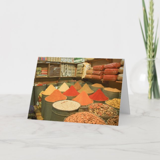 Cartão Mercado de especiarias (Frente)