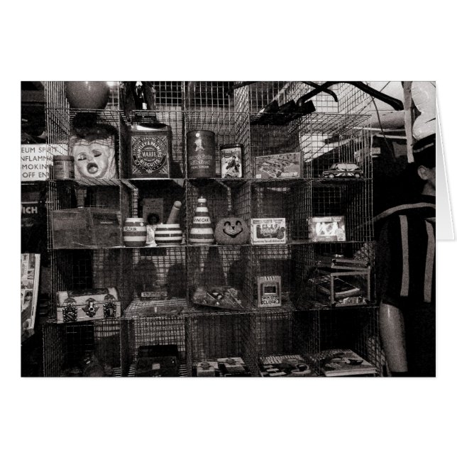 Cartão Mercado de Flea com vida estática (Frente Horizontal)