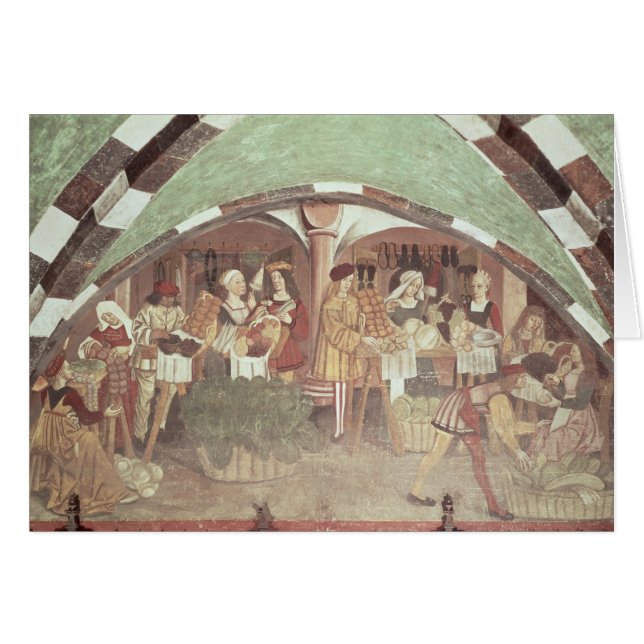 Cartão Mercado de frutas e legumes (Frente Horizontal)