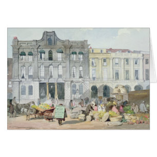 Cartão Mercado do jardim de Covent