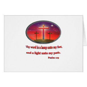 Cartão mercadoria psalm 119