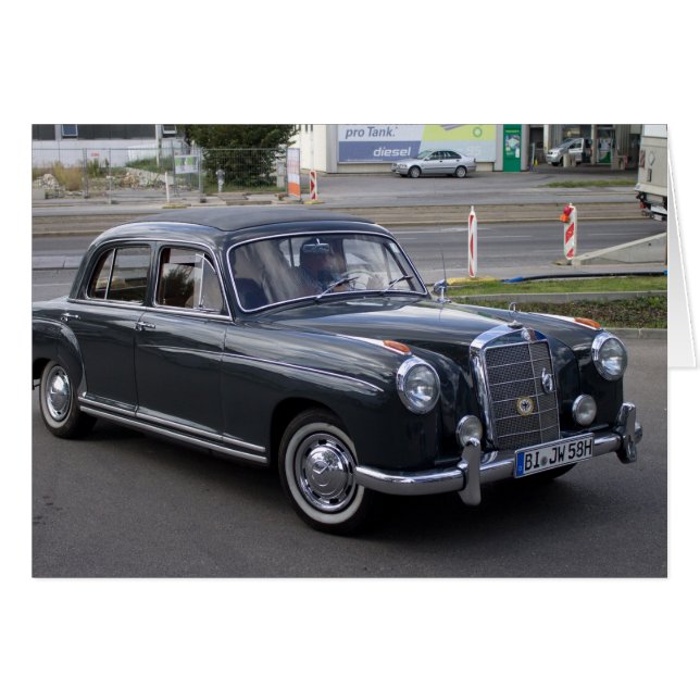 Cartão Mercedes 220 S (Frente Horizontal)