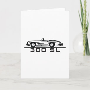 Cartão Mercedes 300 SL Cabrio