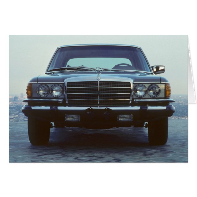 Cartão Mercedes Benz 450SEL (Frente Horizontal)