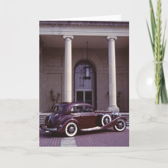 Cartão Mercedes Benz 540K coupe (Frente)