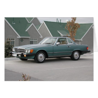 Cartão Mercedes-Benz 560 SL Roadster