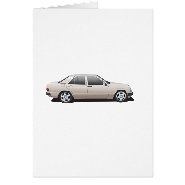 Cartão Mercedes-Benz W201 (190) (Frente)