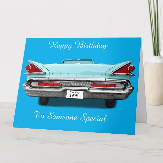 Cartão Mercury Monterey 1959 (Frente)