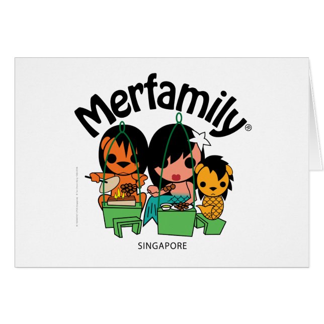 Cartão MerFamily® Cingapura Satay (Frente Horizontal)