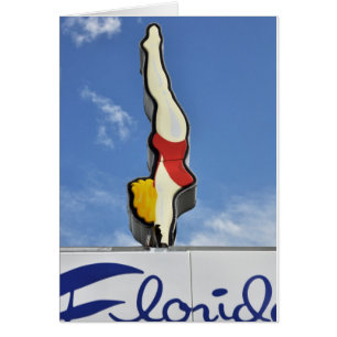 Cartão Mergulhe na Flórida