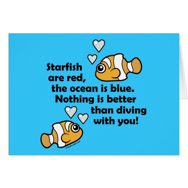 Cartão Mergulho com você (Frente Horizontal)