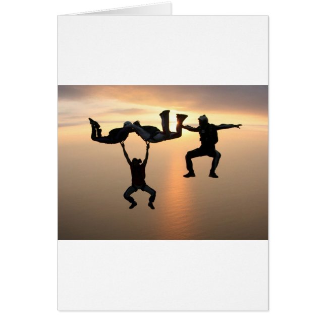 Cartão Mergulho de céu (Frente)