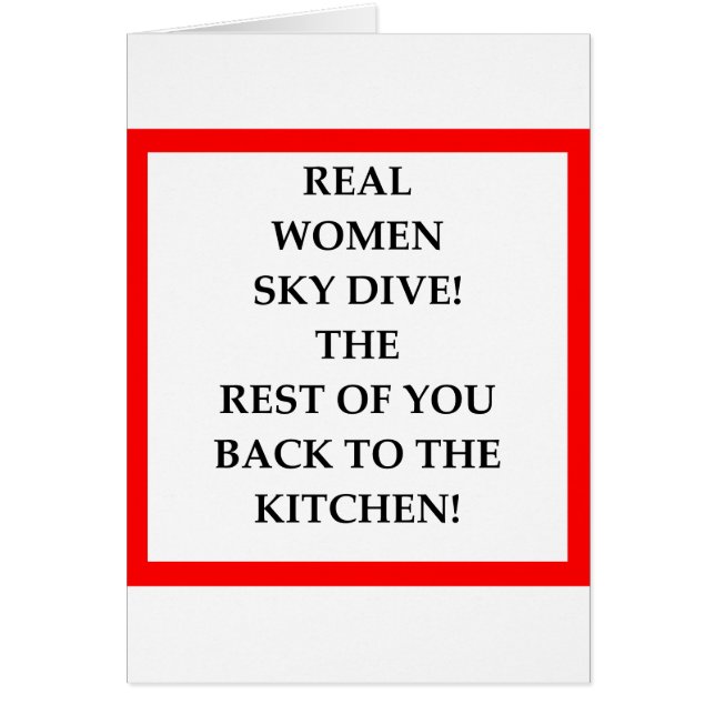 Cartão mergulho de céu (Frente)