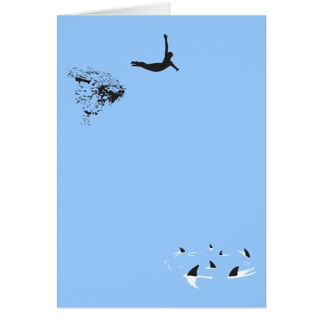 Cartão mergulho de cisne (Frente)