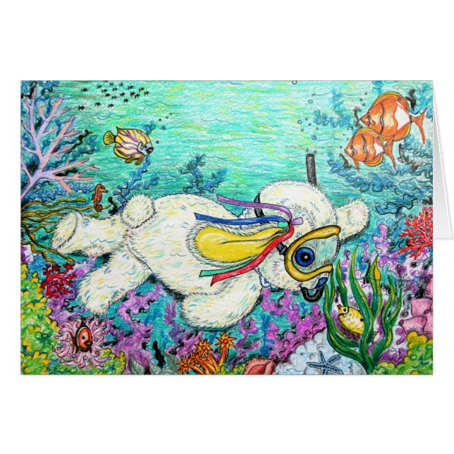 CARTÃO MERGULHO DE POOKY (Frente horizontal)