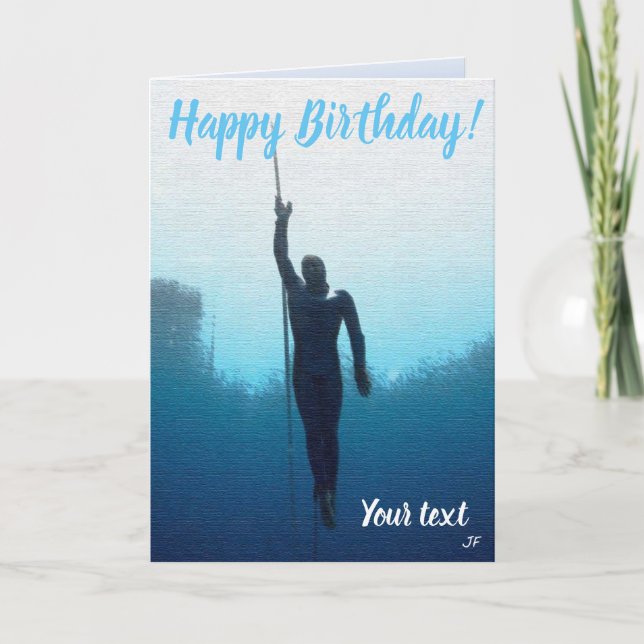 Cartão Mergulho livre (Frente)