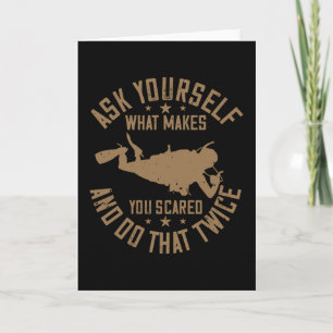 Cartão Mergulho - O Que Te Deixa com Medo e Repete