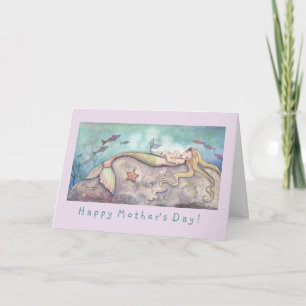 Cartão Mermaid and Baby Mother's Day Card