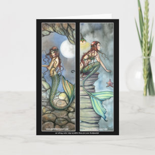 Cartão Mermaid Bookmark Card de Molly Harrison