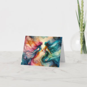 CARTÃO MERMAID LOVERS ALCOÓLICO VIBRANTE