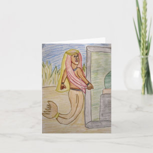 Cartão Mermaid Princess notecard