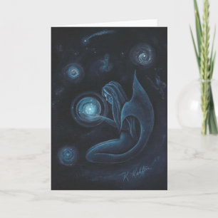 Cartão Mermaid Universe Greeting Card