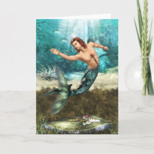 Cartão Mermen Greeting Card