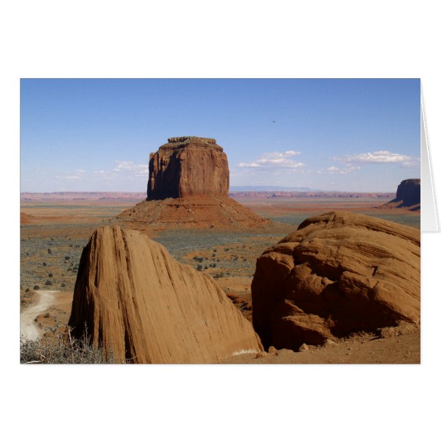 Cartão Merrick Butte, Monument Valley (Frente horizontal)