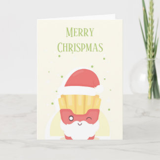 Cartão Merry Chrispmas Folded Greeting Card