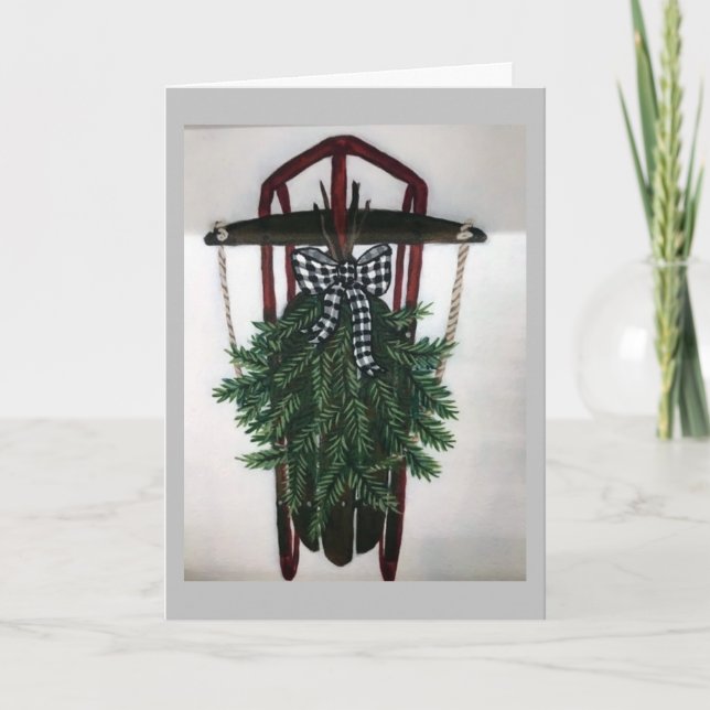 CARTÃO "MERRY CHRISTMAS E MUITO FELIZ ANO NOVO" (Frente)