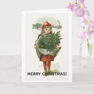 Cartão Merry Christmas Greeting Card