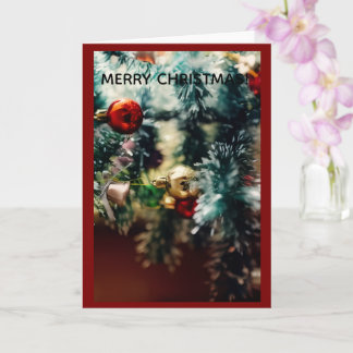 Cartão Merry Christmas Greeting Card