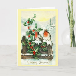 Cartão Merry Christmas Greeting Card