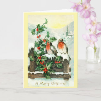 Cartão Merry Christmas Greeting Card