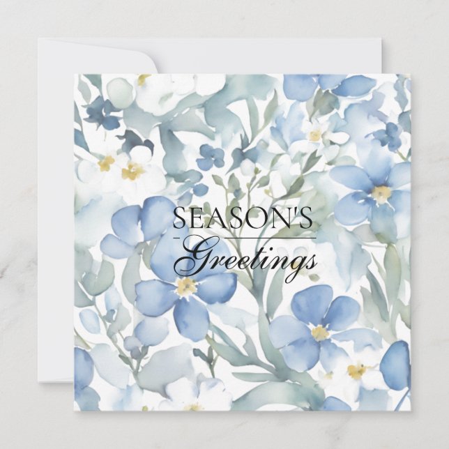 Cartão Merry Christmas Happy New Year Holiday Season (Frente)