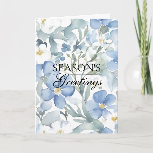 Cartão Merry Christmas Happy New Year Holiday Season (Frente)