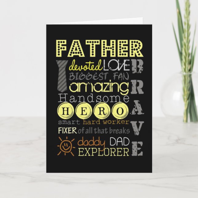 CARTÃO **MERRY CHRISTMAS** PARA O MEU AMOR "PAI" (Frente)