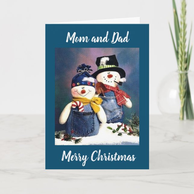 CARTÃO MERRY CHRISTMAS PARA PAIS QUE "GOLF" (Frente)