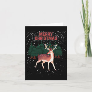 Cartão Merry Christmas Reindeer Rudolph Tangolph
