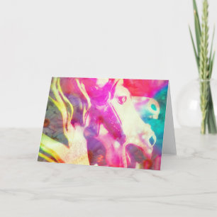 Cartão Merry Horse Digital Art