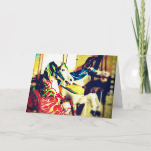 Cartão Merry Horses