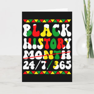 Cartão Mês da História Afro Melanina Mulheres Negras Afro