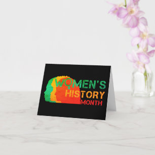 CARTÃO MÊS DA HISTÓRIA DA MULHER