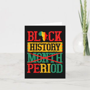 Cartão Mês da História Negra Período Melanina Orgulho Neg