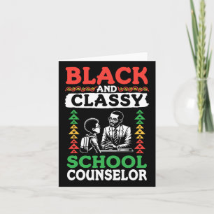 Cartão Mês da História Negra Registrador da Escola Black